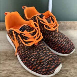 Nike Vibrant Orange and Black Sneakers/ kids size 6
